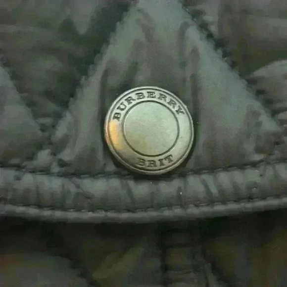 Burberry Brit Finsbridge Long Quilted Coat with Belt w COA size L - Picture 3 of 12